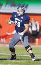  ?? RICK SCUTERI/ASSOCIATED PRESS ?? Nevada offensive lineman Nate Brown says athletes who ‘really take care of their nutrition’ will be in better shape whenever they can return to campuses.