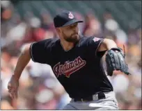  ?? GAIL BURTON — THE ASSOCIATED PRESS ?? The Indians squandered two solid starts by Corey Kluber on their nine‑game trip.