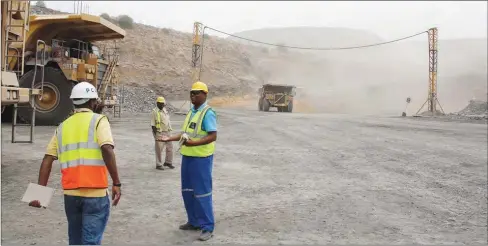  ?? PIC: MORERI SEJAKGOMO ?? Jwaneng mine workers