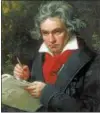  ??  ?? IMAGE PROVIDED Beethoven