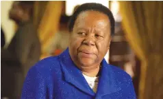  ??  ?? Minister Pandor