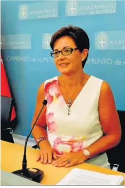  ??  ?? Adriana Valverde, portavoz municipal del PSOE.