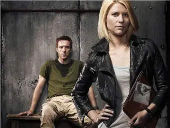  ??  ?? Alongside Claire Danes, Damian Lewis starred in ‘Homeland’ as US Marine Sergeant Nicholas Brody (Rex)
