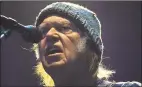  ?? Paul Kuroda / Special to The Chronicle ?? Neil Young performs in Napa Valley in May.