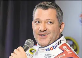  ?? File /
The Associated Press ?? Tony Stewart fractured a vertebra when he crashed while riding an all-terrain vehicle.