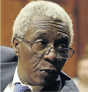  ?? / VELI NHLAPO ?? Retired Judge Nkola Motata is accused of racism.