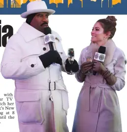 ?? GETTY IMAGES FILE ?? Steve Harvey and Maria Menounos will return again this year to host ‘Fox’s New Year’s Eve’ broadcast.