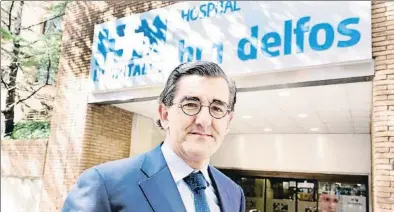  ?? ANDREU PUIG MARTÍ ?? Juan Abarca, president del grup HM Hospitales, a les instal·lacions de la clínica Delfos