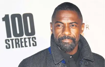  ?? Picture: EPA ?? STAR POWER. Idris Elba at the premiere of 100 Streets in London last year.