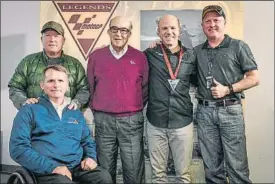  ?? FOTO: MOTOGP.COM ?? Randy Mamola, leyenda Con Rainey, los Roberts y Carmelo Ezpeleta en Austin