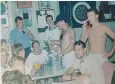 ??  ?? Off duty: The Spare Crew Mess on HMS Forth