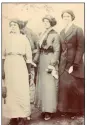  ??  ?? William C. Hoggard and his wife, Sarah Elizabeth, were parents of three daughters, from left, Eva Dee, Louise and Jenetta, shown in about 1910. Eva Dee married Marvin Felix Stevenson, and the couple farmed in Faulkner County, combining parts of the Hoggard farm with the land they bought in 1917. Eva’s other two sisters never lived on the farm as adults. They inherited their onethird share of the Hoggard part of the farm, but Eva and Marvin later bought the sisters’ shares.