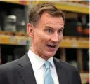  ?? ?? Chancellor Jeremy Hunt is said to be optimistic that the economy can boost the Tories’ polling position