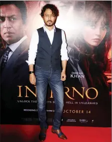  ??  ?? Irrfan Khan.