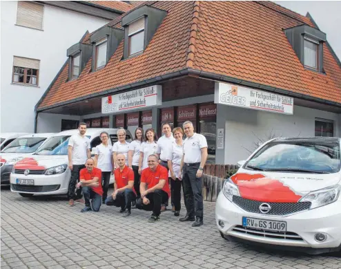  ?? FOTOS: ROSA LANER ?? Der Standort der Firma Geiger Schließ- und Sicherheit­stechnik ist in der Untere Gerberstei­g 19 in Weingarten.