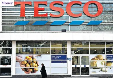  ??  ?? Tesco’s valuation ‘jars with the breadth and strength of its recovery,’ one fund manager said. He has 9pc of his fund in the stock