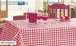  ??  ?? Red Gingham