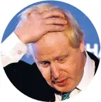  ??  ?? BUNGLING Boris Johnson