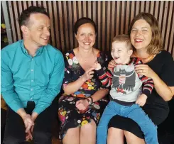  ??  ?? 02 | Dr Zornitza Stark (right) used genomic sequencing to diagnose Louis Clarke’s rare disease, much to his parents’ relief ( left).