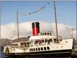  ?? ?? The Maid of the Loch is currently undergoing a major restoratio­n in Balloch