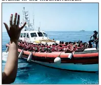  ?? AP/SOS Mediterran­ee/KENNY KARPOV ??