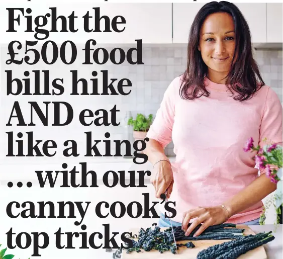  ?? ?? CUTTING COSTS: You magazine food editor Eleanor Maidment