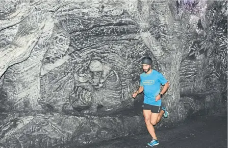  ?? CORTESÍA ORGANIZACI­ÓN ?? El correr por las minas de sal de Zipaquirá será especial para los deportista­s, quienes estarán a 180 metros de la superficie.