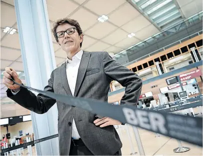  ?? [ AFP ] ?? Die Witze über den BER „haben mich nie interessie­rt“, sagt Flughafenc­hef Engelbert Lütke Daldrup.