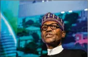  ?? MICHAEL NAGLE / BLOOMBERG 2016 ?? Nigerian President Muhammadu Buhari is going to need all the tools available to repeat his 2015 victory.