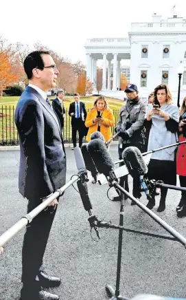  ?? LEAH MILLIS REUTERS ?? El funcionari­o habló con la prensa tras el G20.