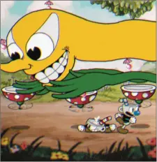  ??  ?? Cuphead is an extraordin­ary work of art that has set a new standard for gaming.