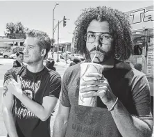  ?? Peter Prato / New York Times ?? Rafael Casal, left, and Daveed Diggs star in “Blindspott­ing.”