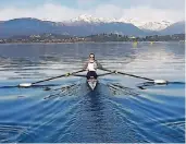  ?? FOTO: ARCHIV ?? Das harte Training zahlt sich aus für Vera Spanke: Direkt aus dem Trainingsl­ager in Spanien kommend gewann die Neusserin jetzt die Italian Sculling Challenge.