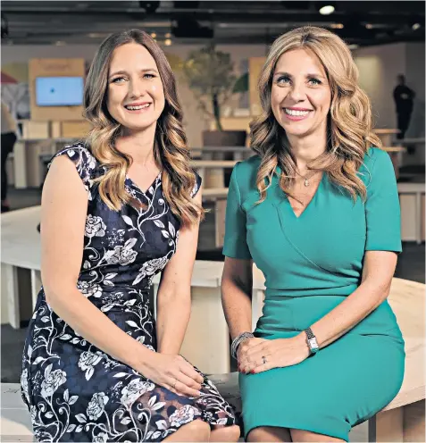  ??  ?? Face to face: Nicky Greenhalgh, left, and Nicola Mendelsohn met for the first time in London