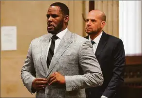  ?? E. Jason Wambsgans / Tribune News Service ?? R. Kelly at Leighton Criminal Court Building in Chicago on June 6, 2019.