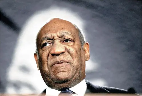  ?? PICTURES: REUTERS ?? REPUTATION IN TATTERS: Major US networks have decided to can Bill Cosby’s comeback shows after three women made claims of sexual assault against the hugely popular US comedian who has declined to comment on the allegation­s that could sink his plans for...