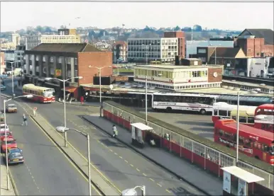  ??  ?? St George’s Lane and the bus station