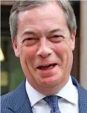  ??  ?? ‘Incompatib­le’: Nigel Farage