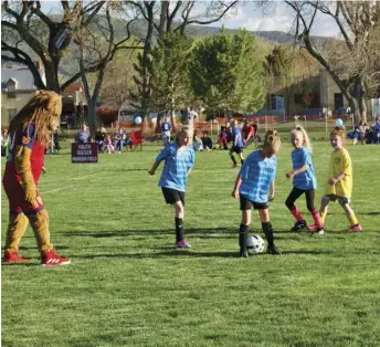  ?? Photo Kjirstin Youngberg ?? Soccer Fields at Town Square.