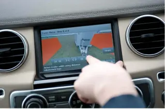 ??  ?? Many new cars now come with reversing cameras, making hitching up much easier