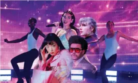  ??  ?? The music that hit big in 2020 suggested an audience keen to retreat from the present. Composite: Greg Lin Jiajie/Invision/AP/Beth Garrabrant/American Broadcasti­ng Companies/AFP/Getty Images