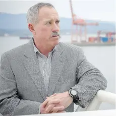  ?? RIC ERNST/ FILES ?? John Carruthers, president of Northern Gateway, admits mistakes were made with the controvers­ial pipeline proposal.