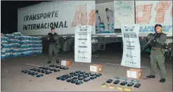  ?? GENDARMERí­A NACIONAL ?? VIAJE. El rodado fue intercepta­do en la provincia de Santa Fe.