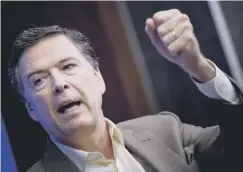  ??  ?? James Comey disagrees with some of the report’s conclusion­s