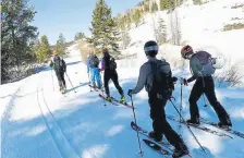  ?? Photos by Helen H. Richardson, The Denver Post ?? Copper Mountain, for the first time ever, is offering uphill classes for skiers and snowboarde­rs.