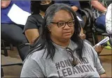 ??  ?? Raye Kimberlin was among those who urged Lebanon City Council to denounce racism, and her voice, after many weeks, was heard.