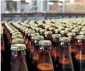 ??  ?? A third more high-strength beer (alcohol volume above 5 per cent) was available to consumers last year.