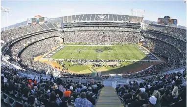  ??  ?? EN EL LIMBO. Aún no se sabe donde jugarán los Raiders en 2019.