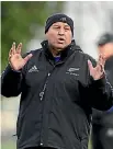  ??  ?? All Blacks coach Steve Hansen is happy his team will get to play Samoa ahead of the Lions tour.