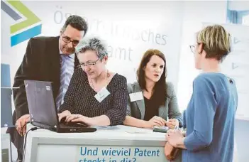  ??  ?? Informativ und praxisnah: Die Messe bietet erfolgshun­grigen Gründern eine tolle Plattform